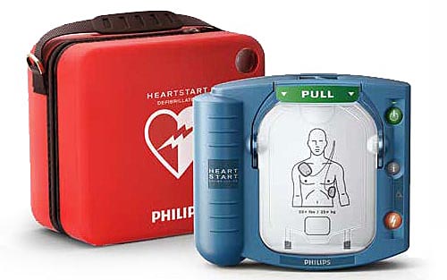 Hjärtstartare Philips Heartstart HS1 med väska